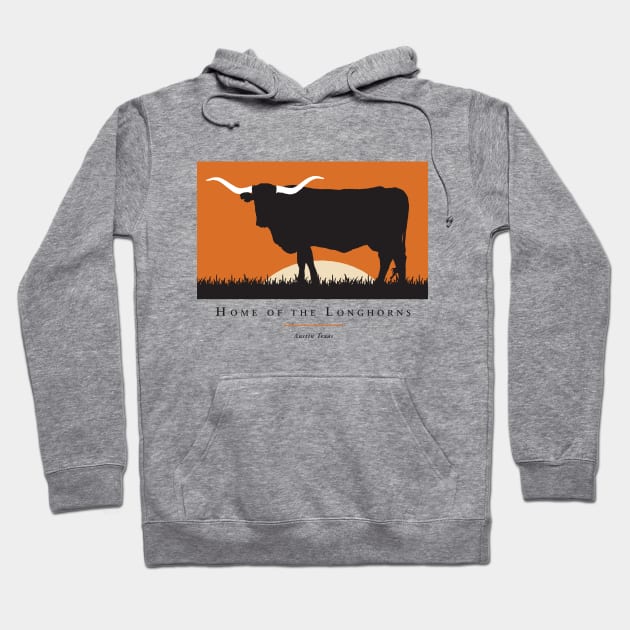 Home of the Longhorns Hoodie by Retron